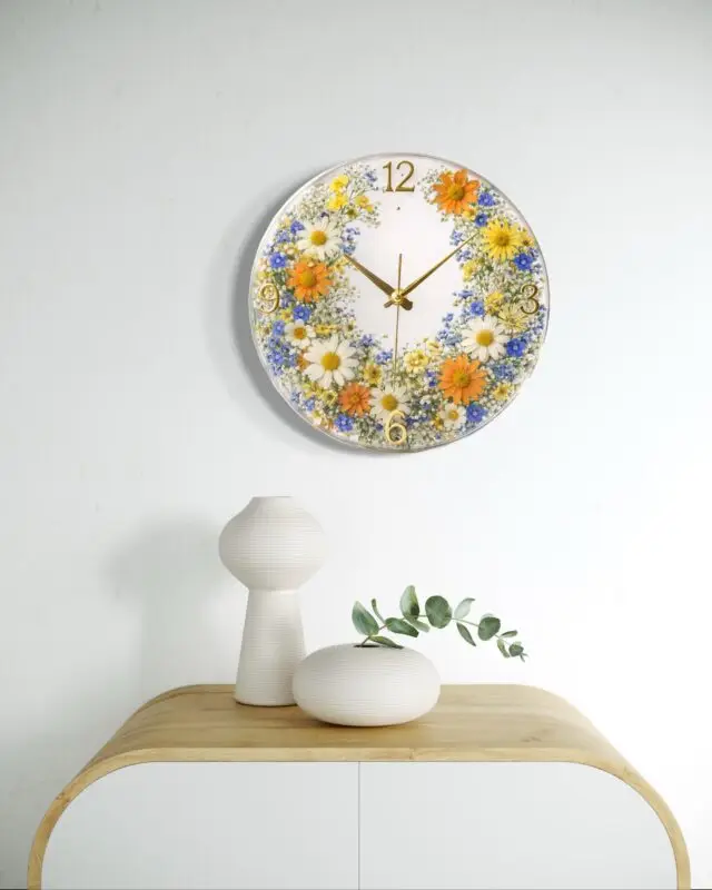 clock flowers